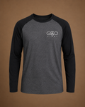 GOD F1RST Tri-Blend Raglan Long Sleeve Tee