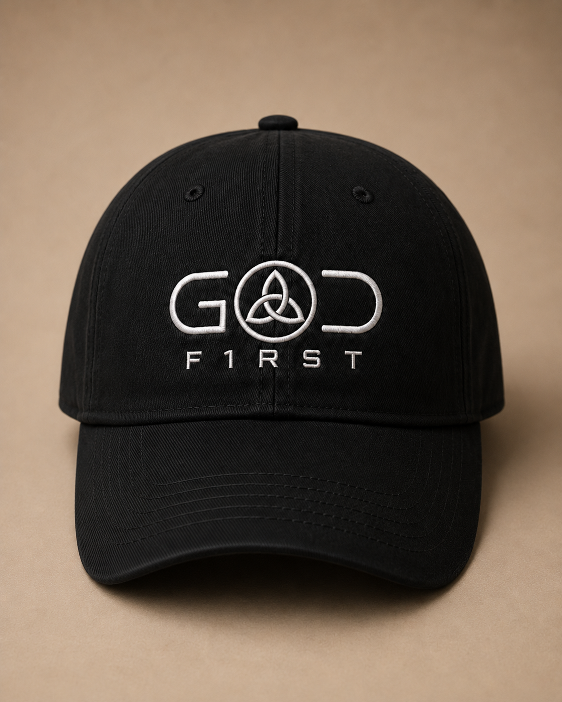 GOD FIRST Embroidered Cap